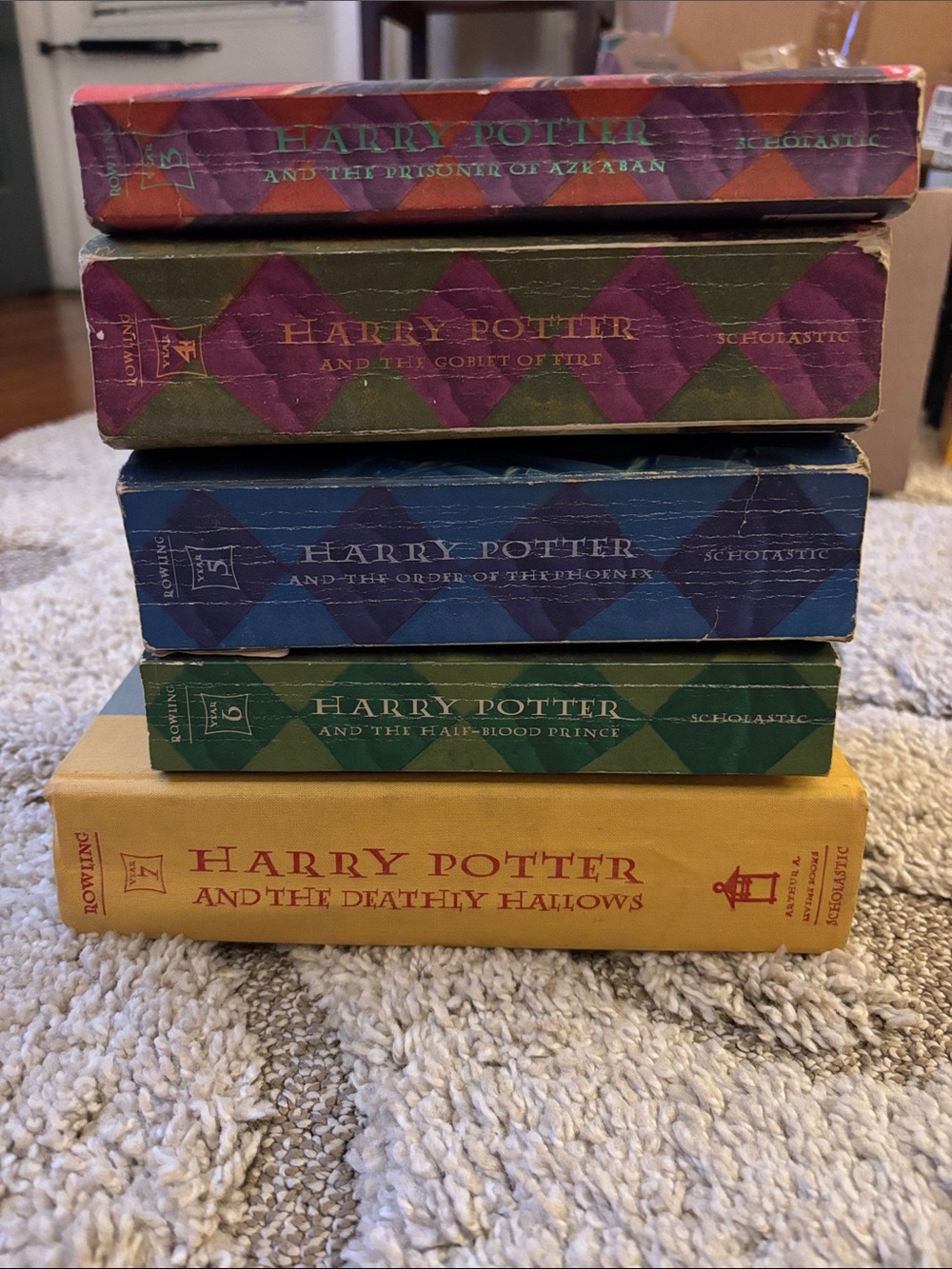 Scholastic Harry Potter Books 3-7